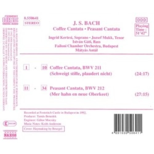 Naxos Bach J.s.: Coffee Cantata Etc.