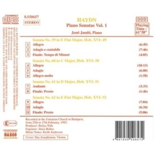 Naxos Haydn: Piano Sonatas Vol.1
