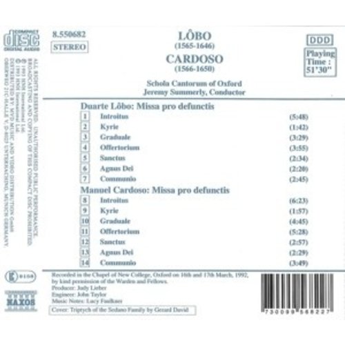 Naxos Cardoso/Lobo: Requiem Masses