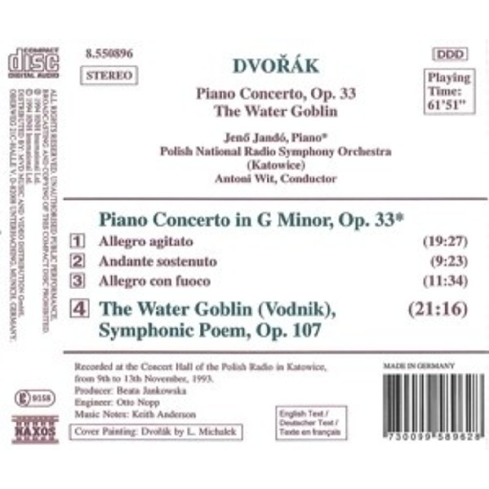Naxos Dvorak: Piano Concerto Etc.