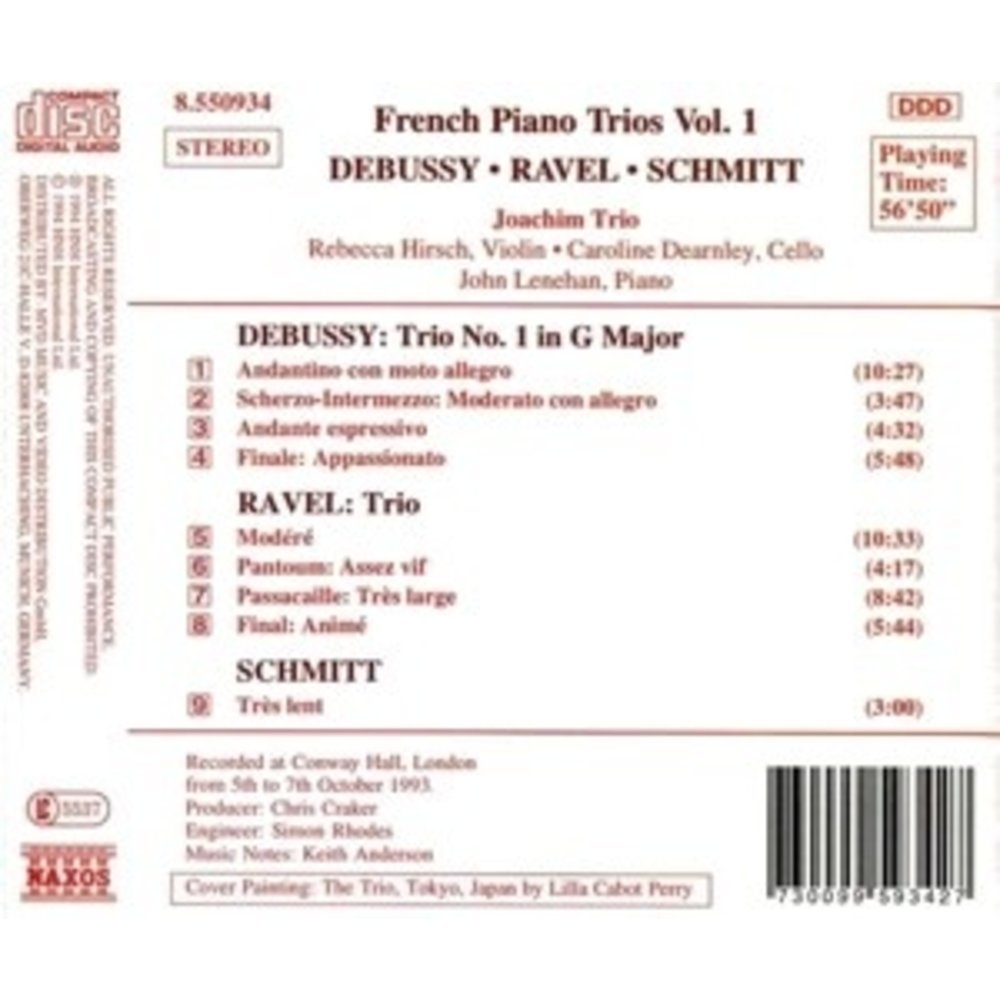Naxos French Piano Trios Vol.1