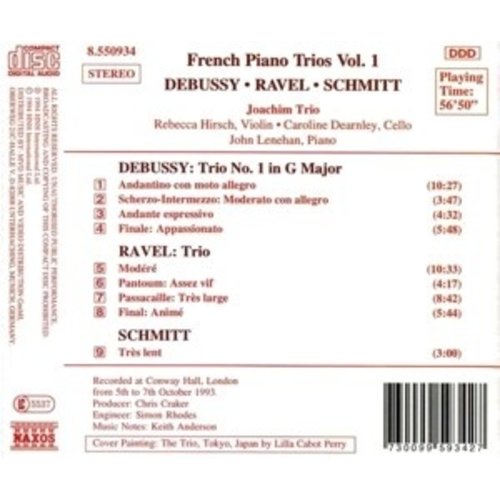 Naxos French Piano Trios Vol.1