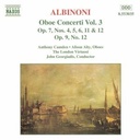 Naxos Albinoni: Oboe Concerti Vol.3