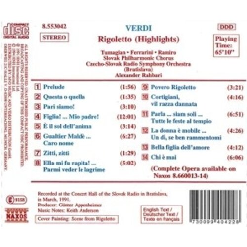 Naxos Verdi: Rigoletto (Highlights)