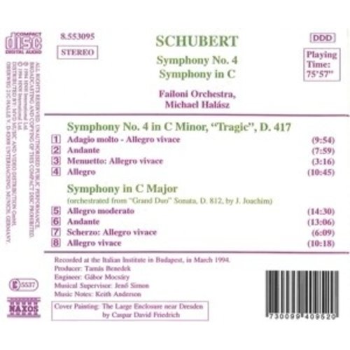 Naxos Schubert: Symphony 4 Etc.