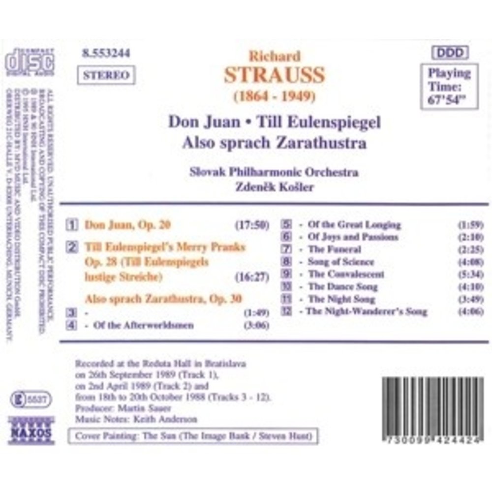 Naxos Strauss R.: Orchestral Works