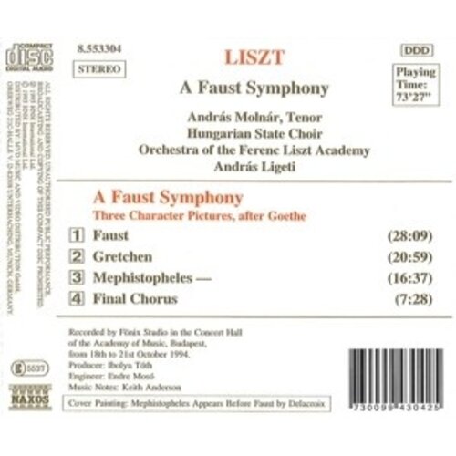 Naxos Liszt: A Faust Symphony