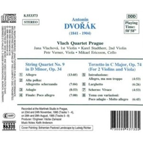 Naxos Dvorak: String 4Tet Op.34 Etc.