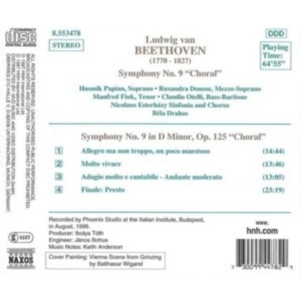 Naxos Beethoven: Symphony 9  Choral