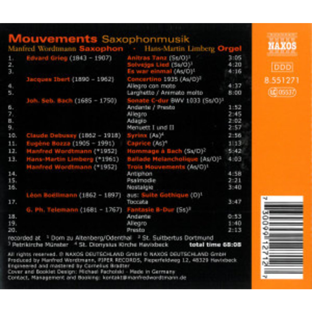 Naxos Wordtmann: Mouvements