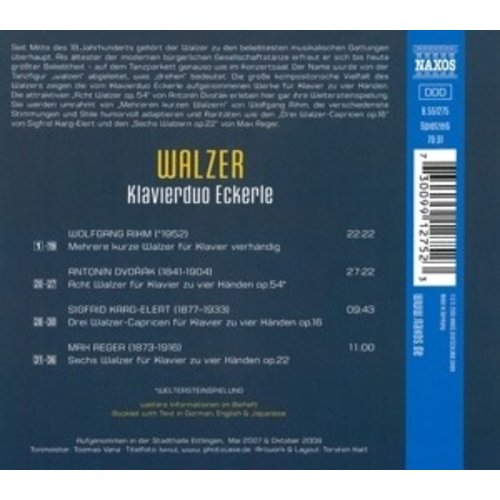 Naxos Walzer - Klavierduo Eckerle
