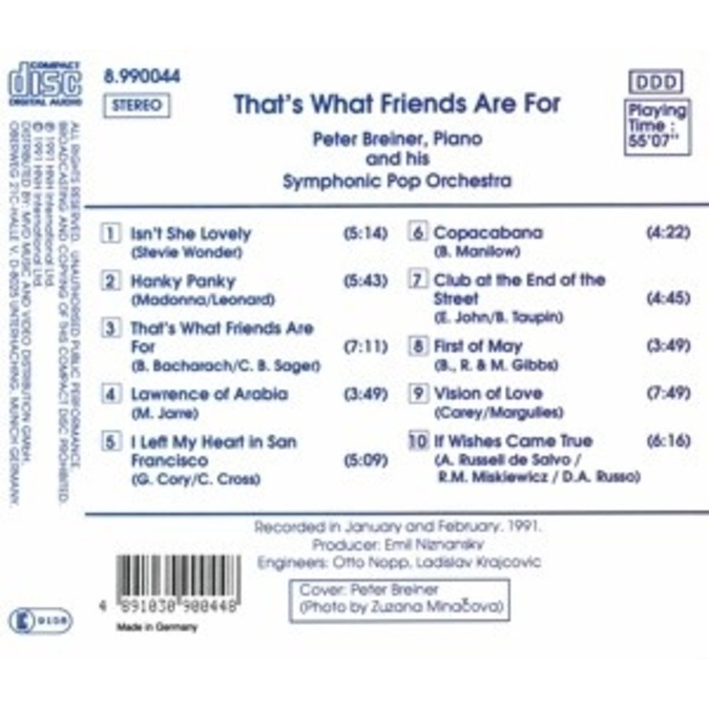 Naxos That's What Friends Are For