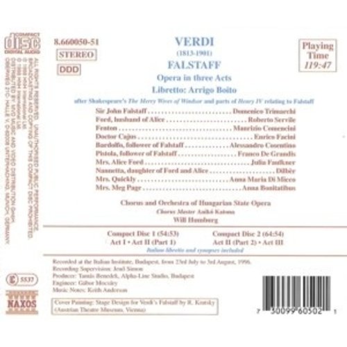 Naxos Verdi: Falstaff