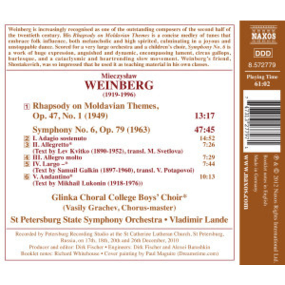 Naxos Weinberg: Symphony No.6