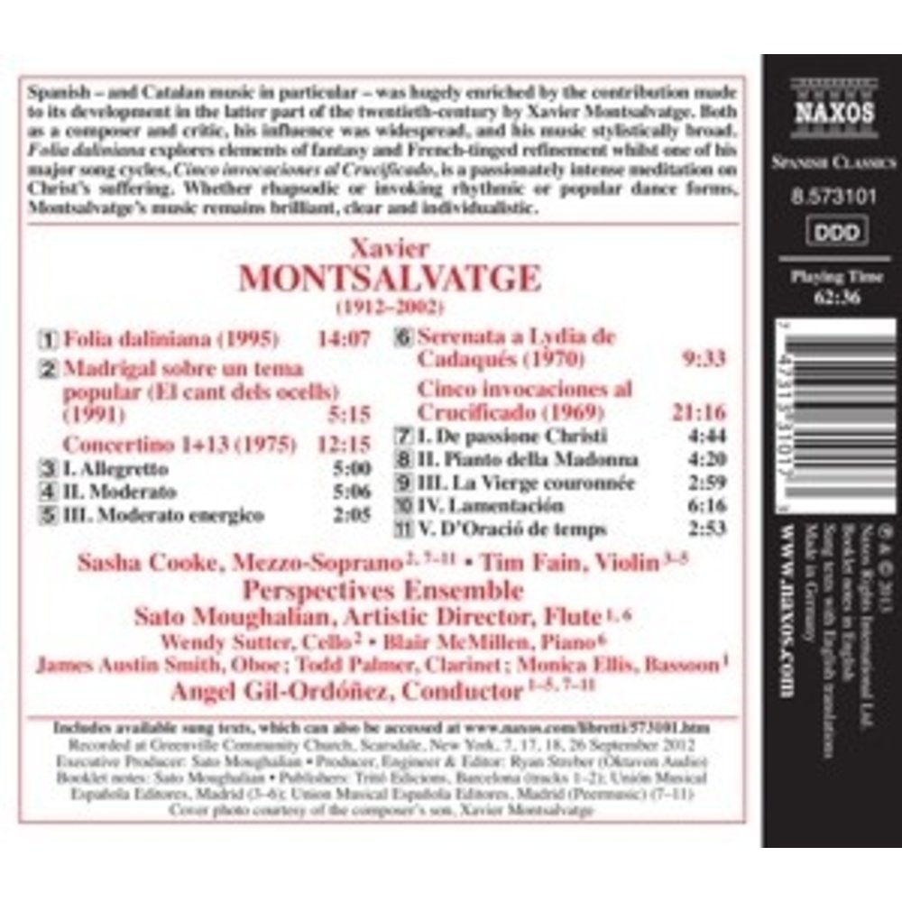 Naxos Montsalvatge-Madrigal
