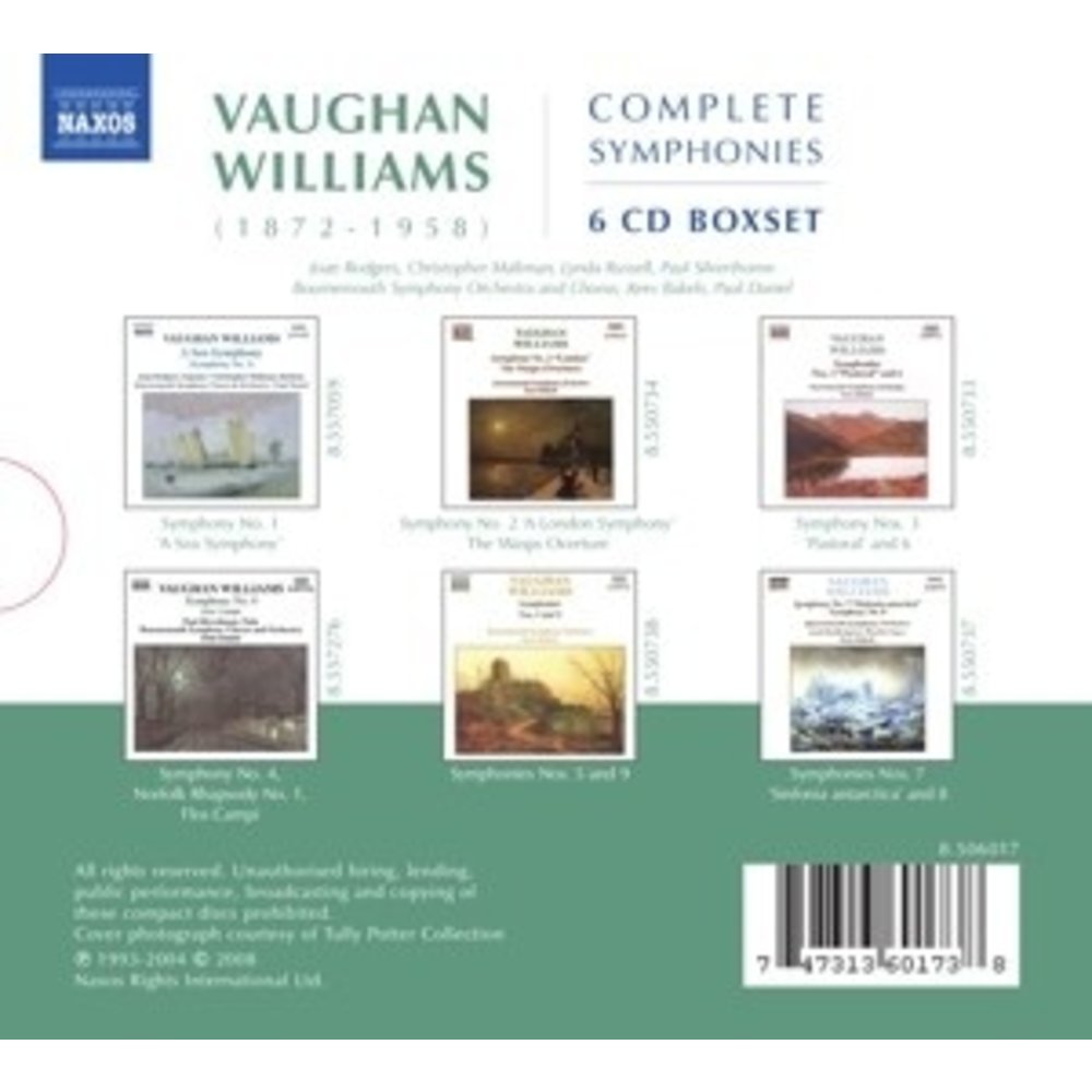 Naxos Vaughan Williams: Complete Symph.
