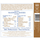 Naxos Maxwell Davies: Symphony 3