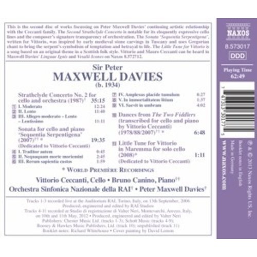 Naxos Maxwell Davies: Strathclyde Cto.2