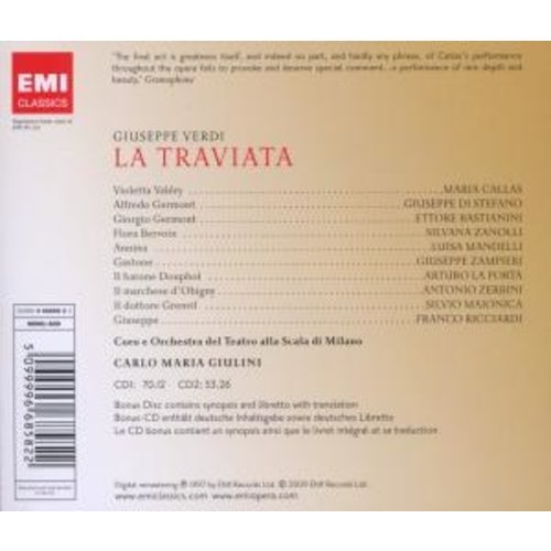 Erato/Warner Classics Verdi: La Traviata
