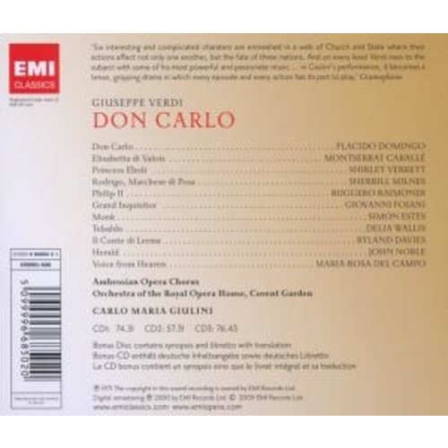 Erato/Warner Classics Verdi: Don Carlo