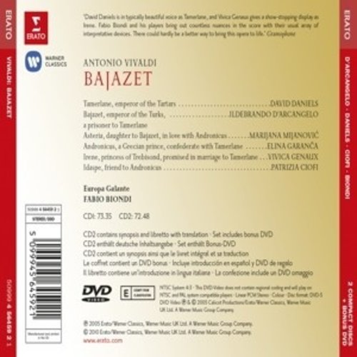 Erato/Warner Classics Vivaldi: Bajazet