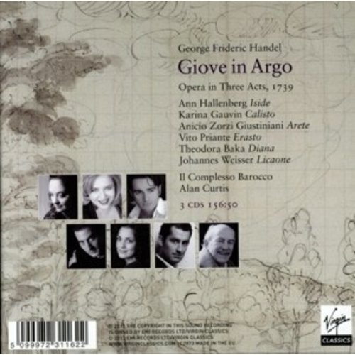 Erato/Warner Classics Handel Giove In Argo