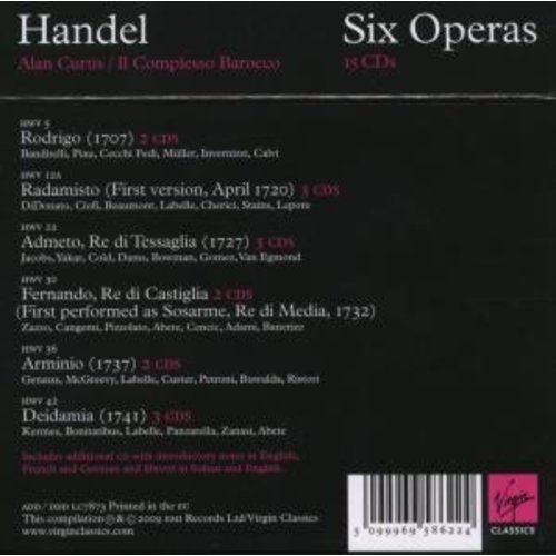 Erato/Warner Classics Handel : 6 Complete Operas