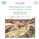 Naxos Faure: Violin Sonatas 1 & 2