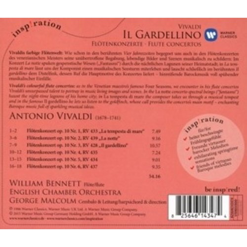 Erato/Warner Classics Il Gardellino: Flute Concertos