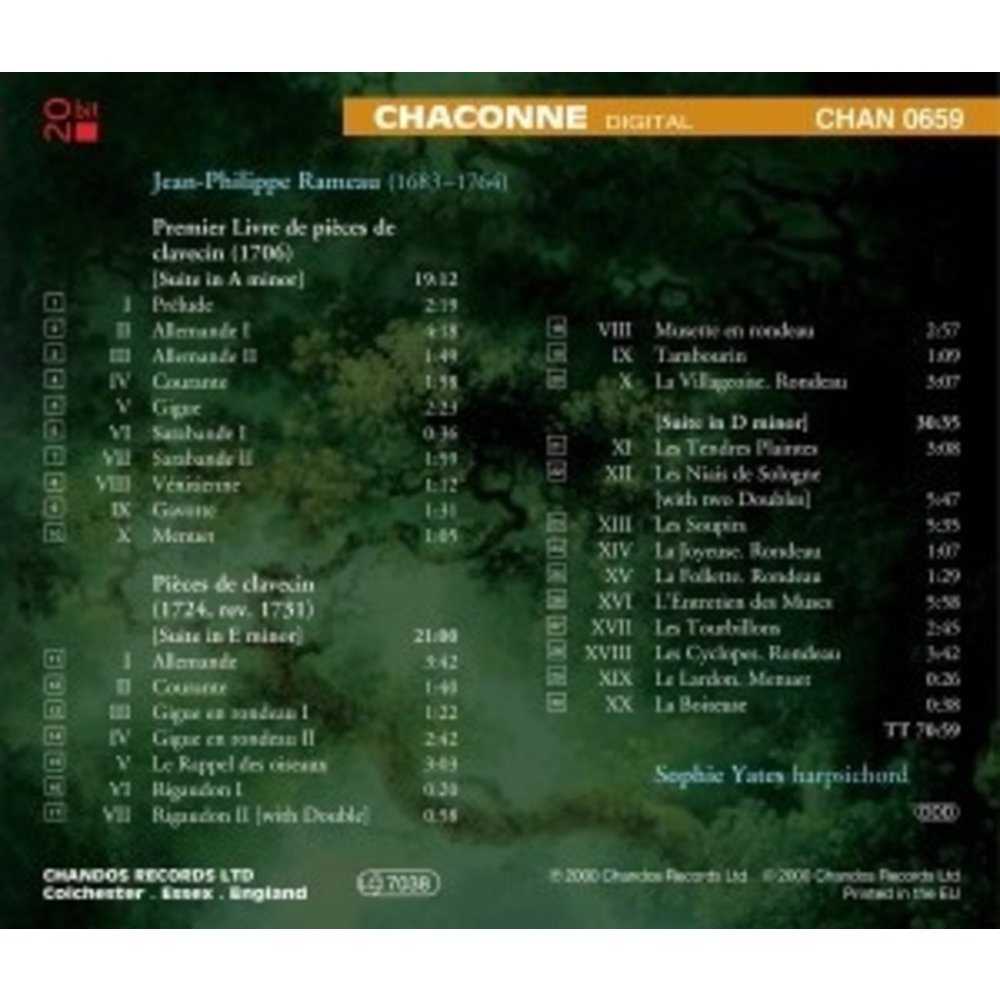 CHANDOS Harpsichord Works Vol. 1