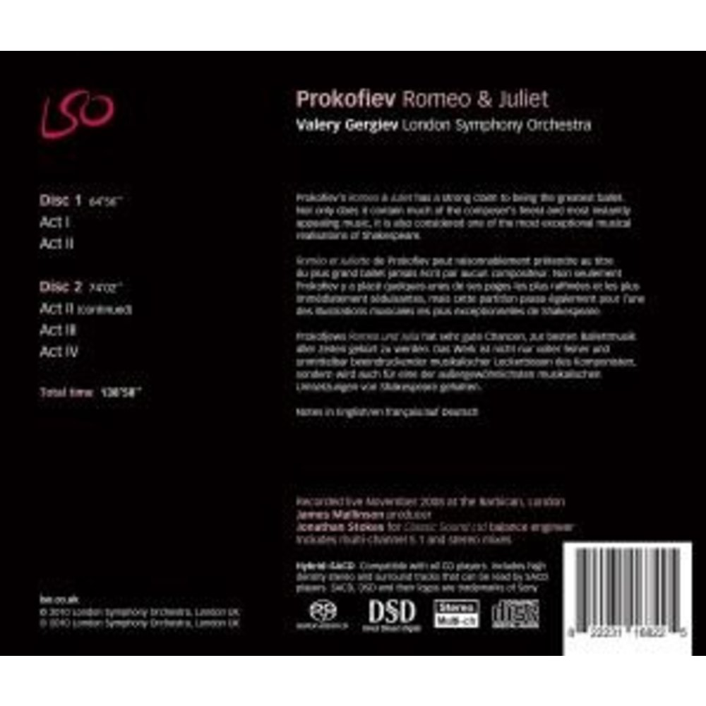 LSO LIVE Prokofiev / Romeo & Juliette