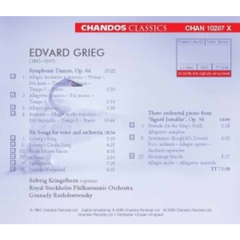 CHANDOS Symphonic Dancesea