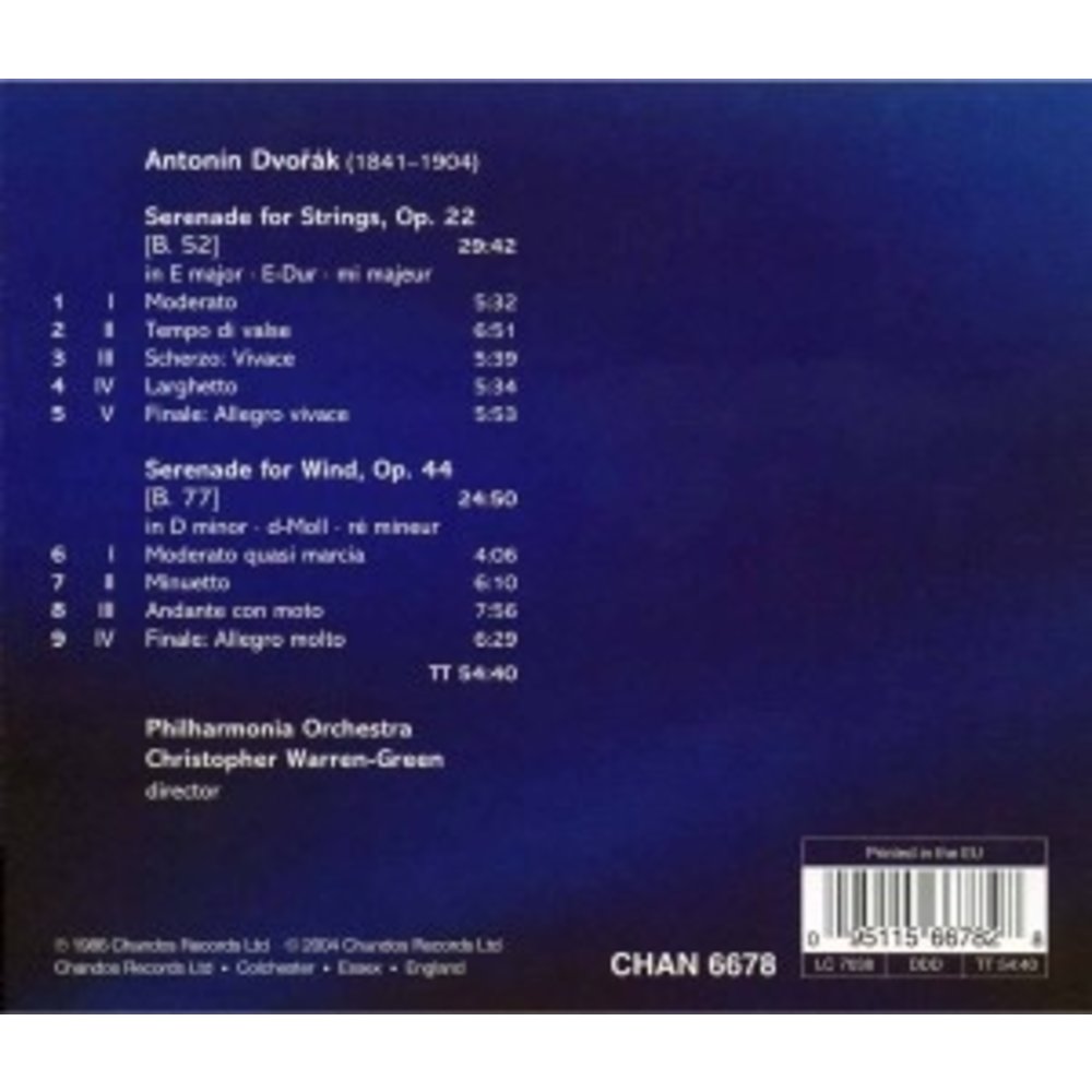 CHANDOS Serenade For Strings