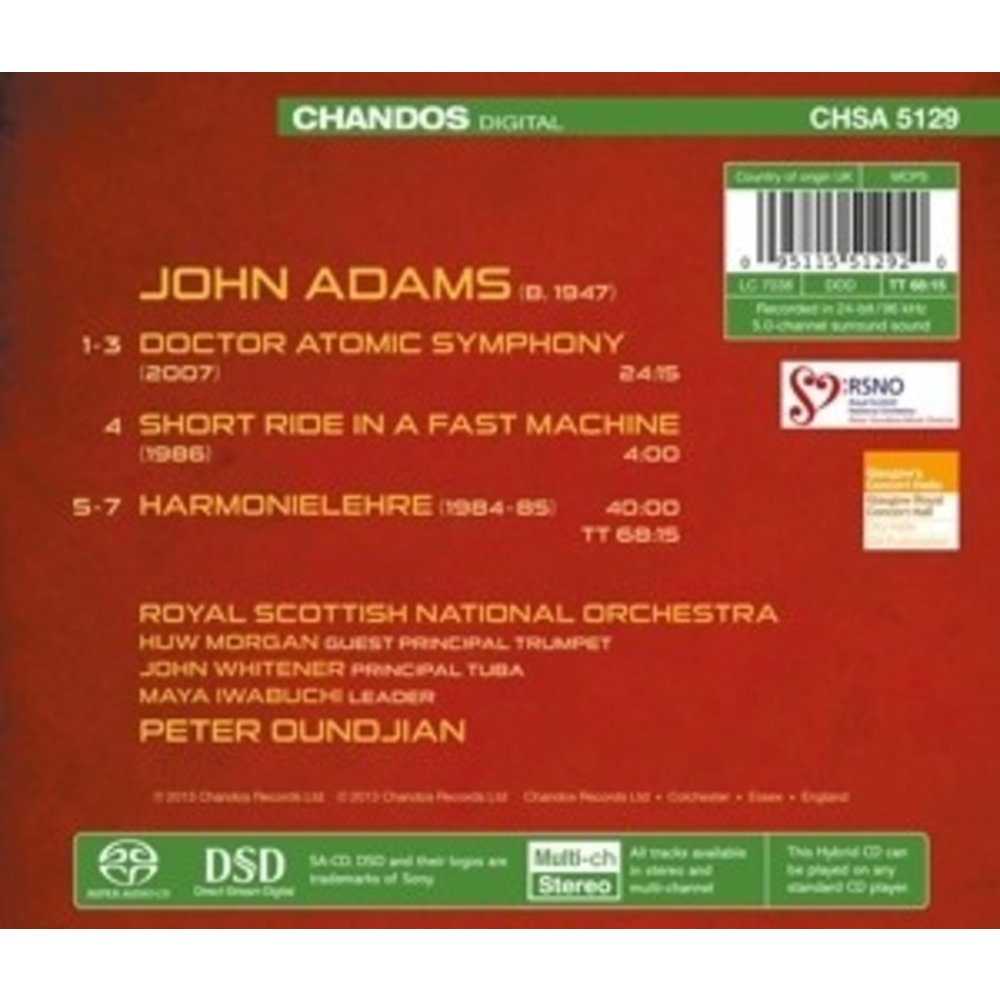 CHANDOS Harmonielehre Doctor Atomic Sympho