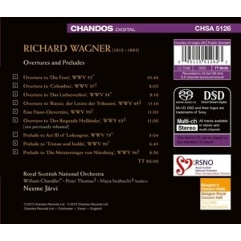 CHANDOS Overtures And Preludes