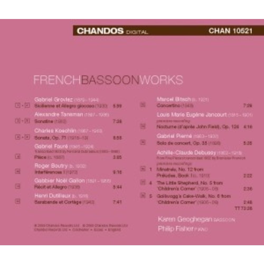 CHANDOS French Bassoon Works