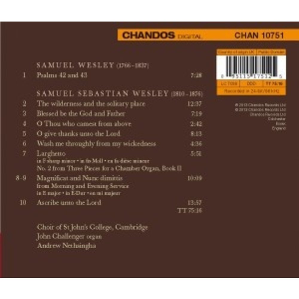 CHANDOS Ascribe Unto The Lord