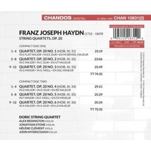 CHANDOS Haydn: String Quartets Op.20