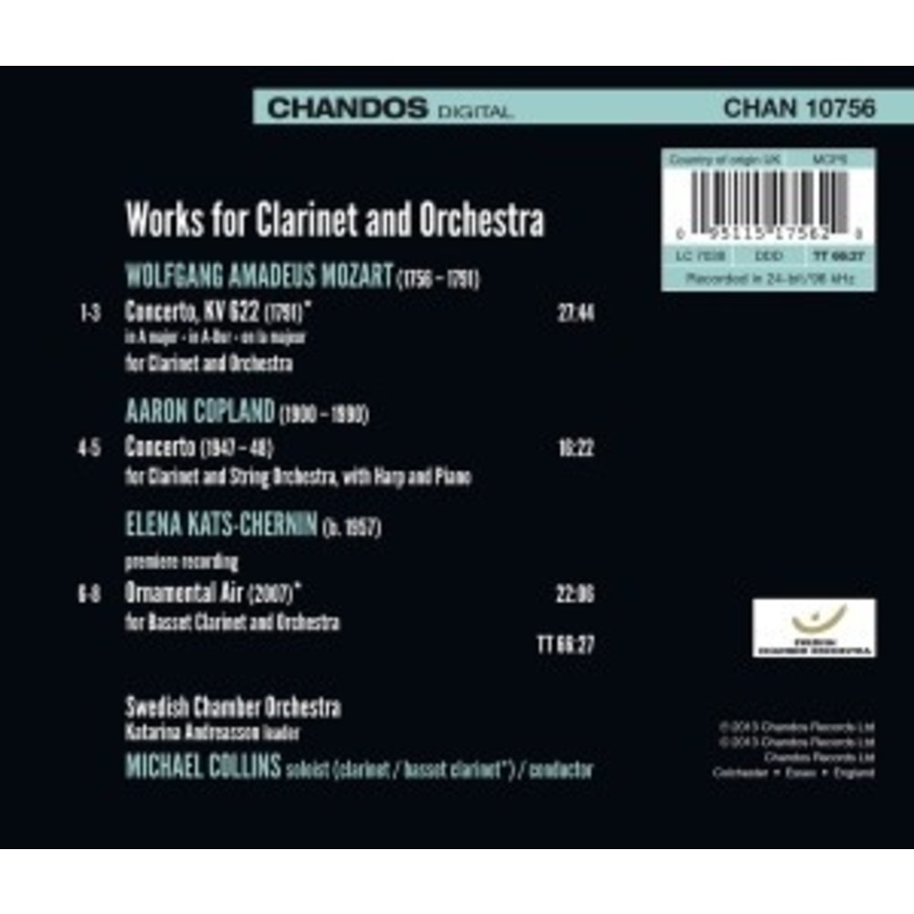 CHANDOS Works For Clarinet