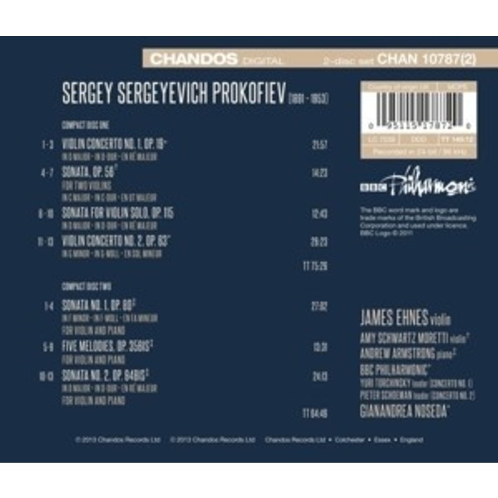 CHANDOS Complete Works For Violin