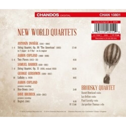 CHANDOS New World Quartets