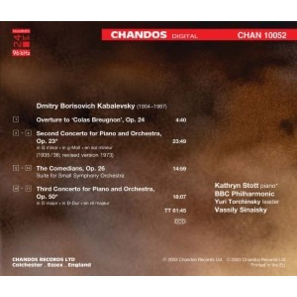 CHANDOS Piano Concertos 2&3