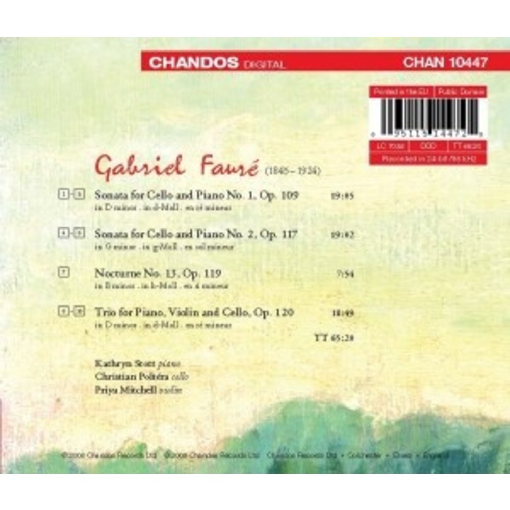 CHANDOS Cello Sonatas