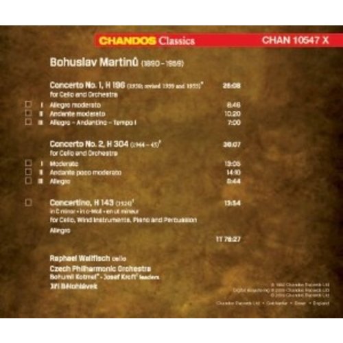 CHANDOS Cello Concertos