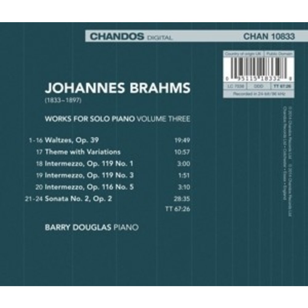 CHANDOS Works For Solo Piano Vol. 3