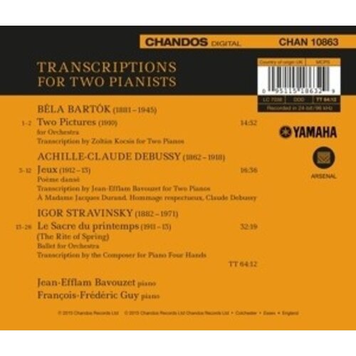 CHANDOS Transcriptions For Two Pianists