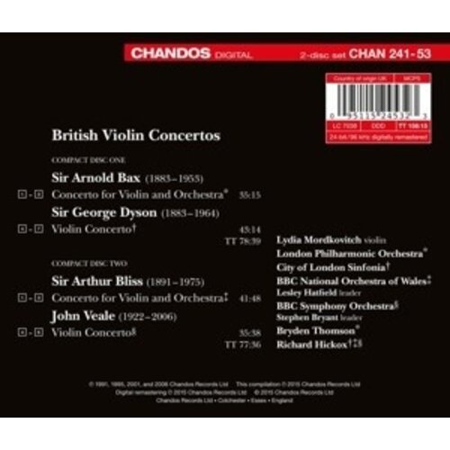 CHANDOS Violin Concertos