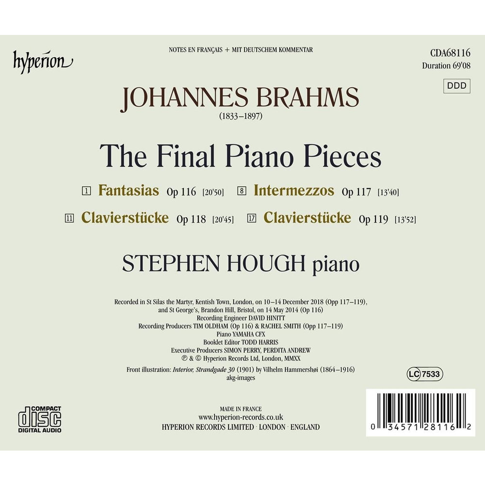 Hyperion The Final Piano Pieces