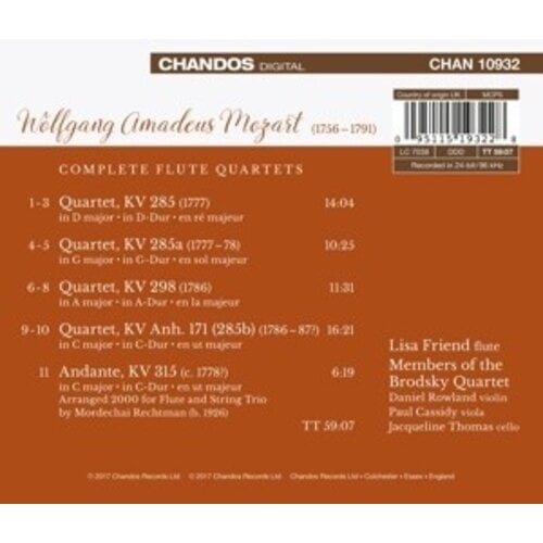 CHANDOS Flute Quartets