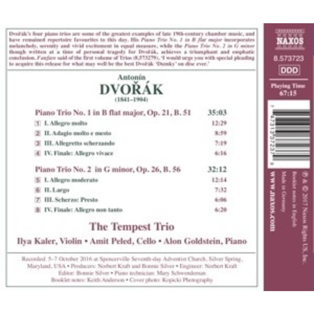 Naxos Piano Trios, Vol. 2 - Nos. 1 And 2